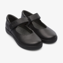 Camper Spiral Comet Ballerinas Black - Kids Singapore OAHQUN-218